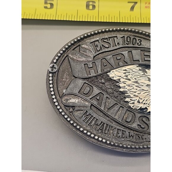 HARLEY-DAVIDSON Screamin Eagle BELT BUCKLE RainTree Officially Licensed EST 1903 - Picture 3 of 5